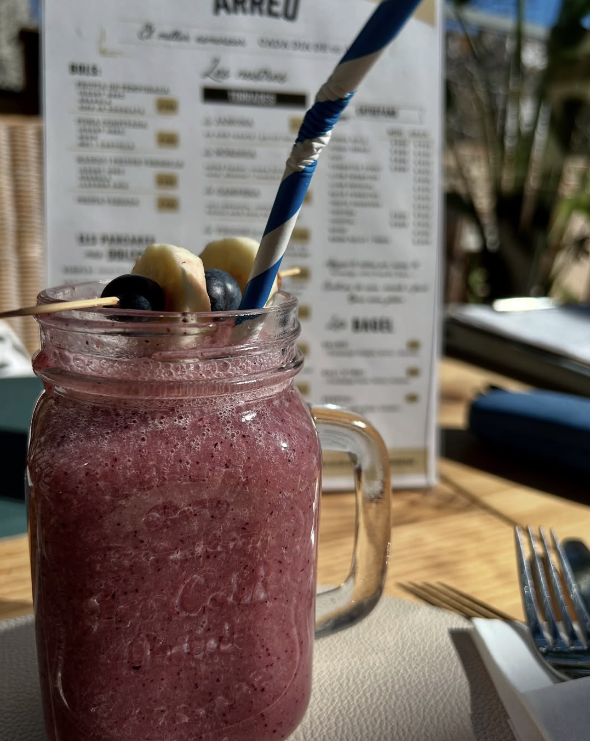 Smoothie Arreu amb carta